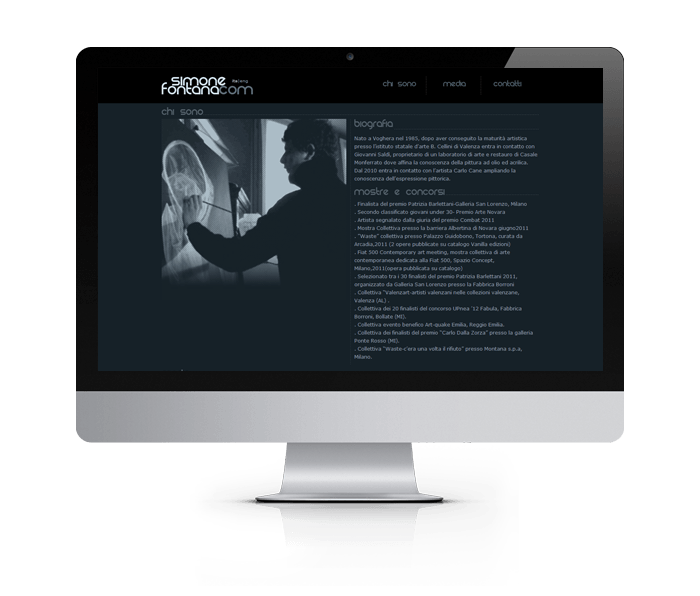 Sito internet Simone Fontana