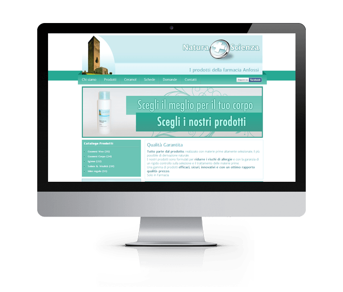 Sito internet Natura + Scienza