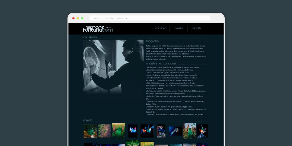 Immagine del sito Simone Fontana