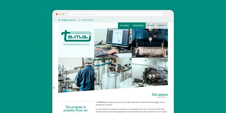 Immagine del sito Tema Stampi
