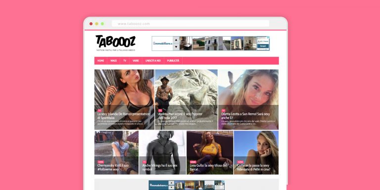 Immagine del sito Taboooz