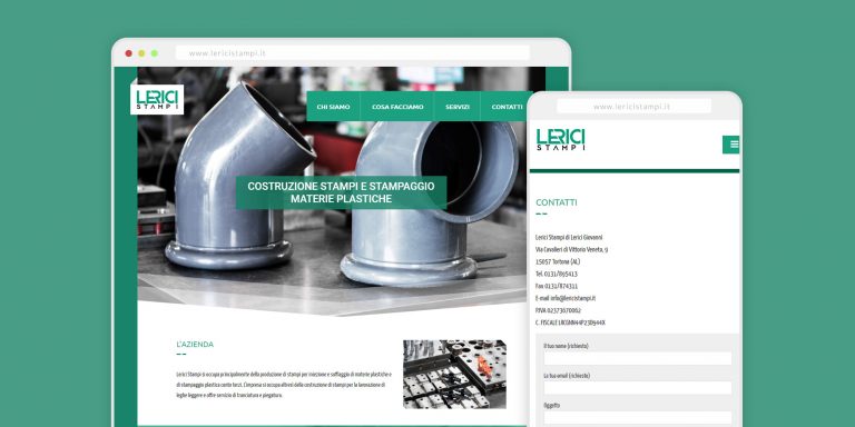 Immagine del sito Lerici Stampi