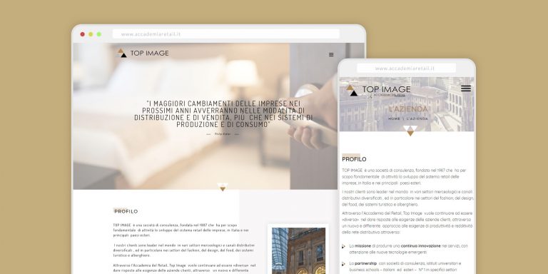 Immagine del sito Accademia Retail