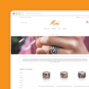 Sito Internet Minù Mania Ecommerce Alessandria