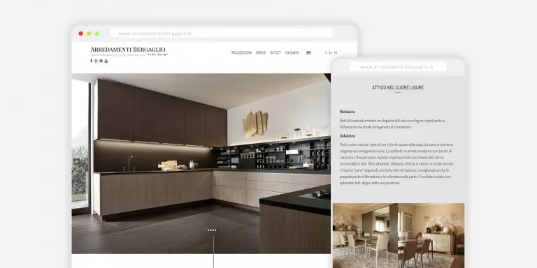 Immagine del sito Arredamenti Bergaglio