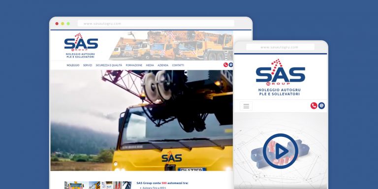 Immagine del sito SAS Autogru