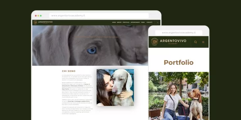 Immagine del sito Argento Vivo Academy