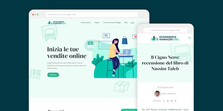 Immagine del sito Ecommerce Manager