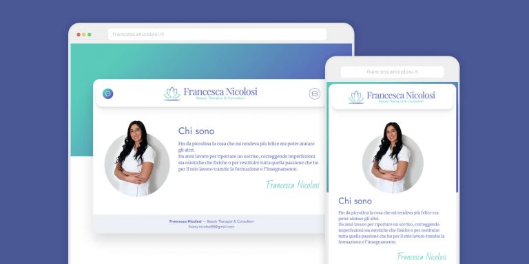 Immagine del sito Francesca Nicolosi