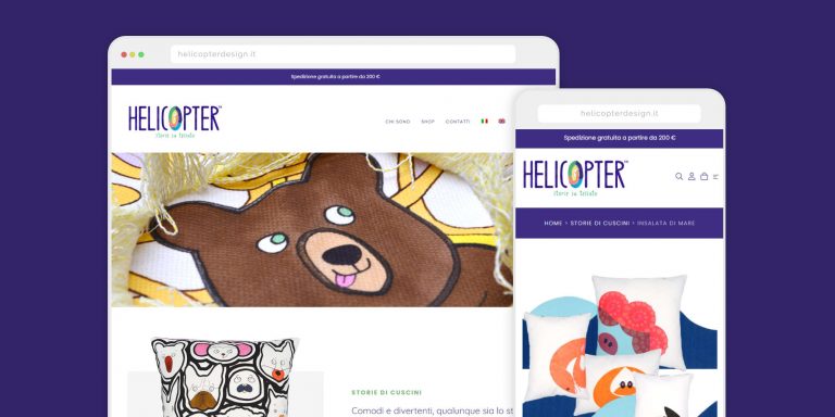 Immagine del sito Helicopter Design