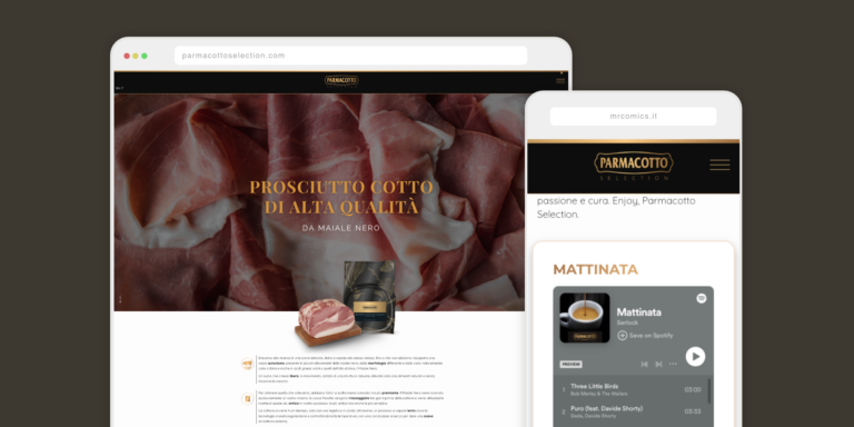 Immagine del sito Parmacotto Selections