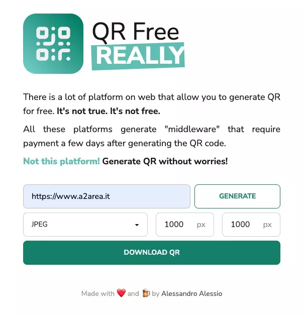 La "truffa" dietro a generatori di QR gratuiti 2 La "truffa" dietro a generatori di QR gratuiti 2